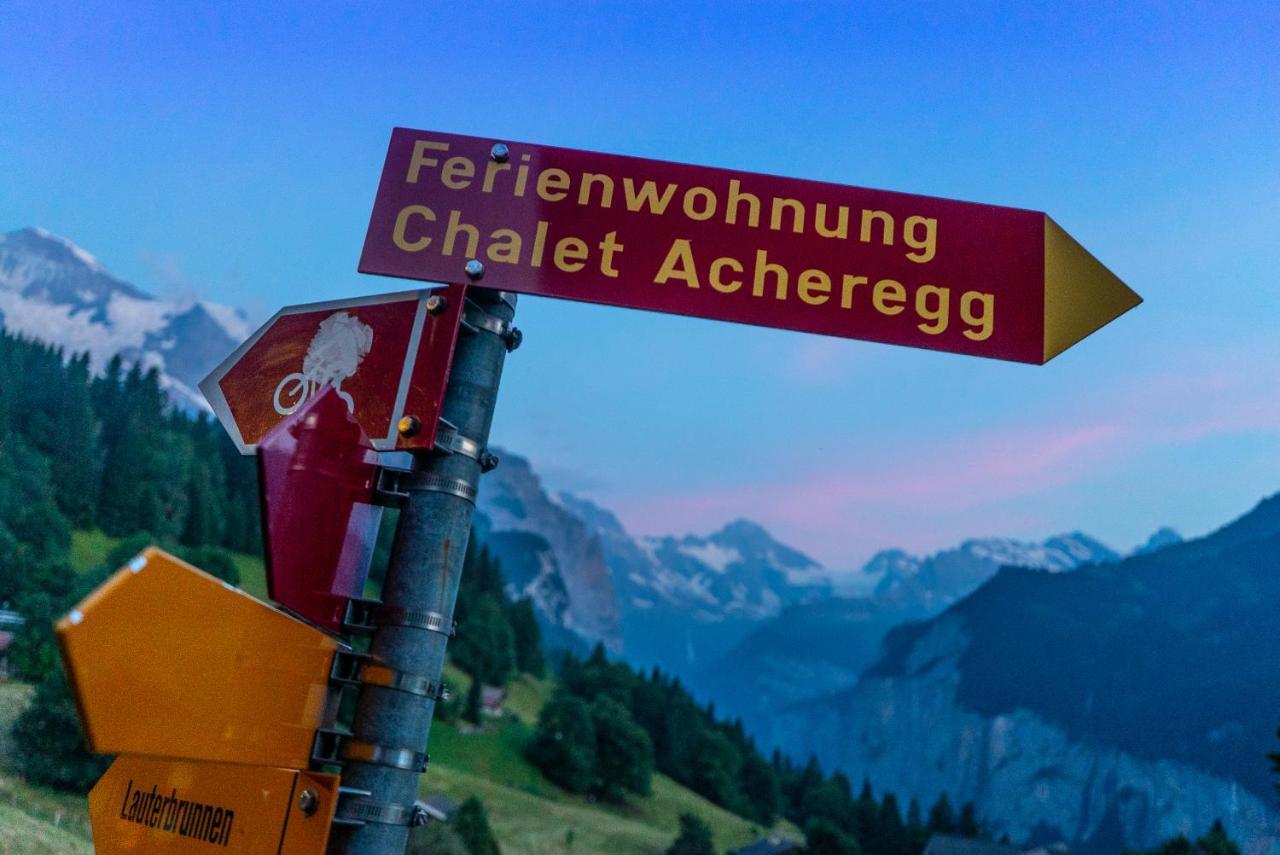 Chalet Acheregg Венген Экстерьер фото